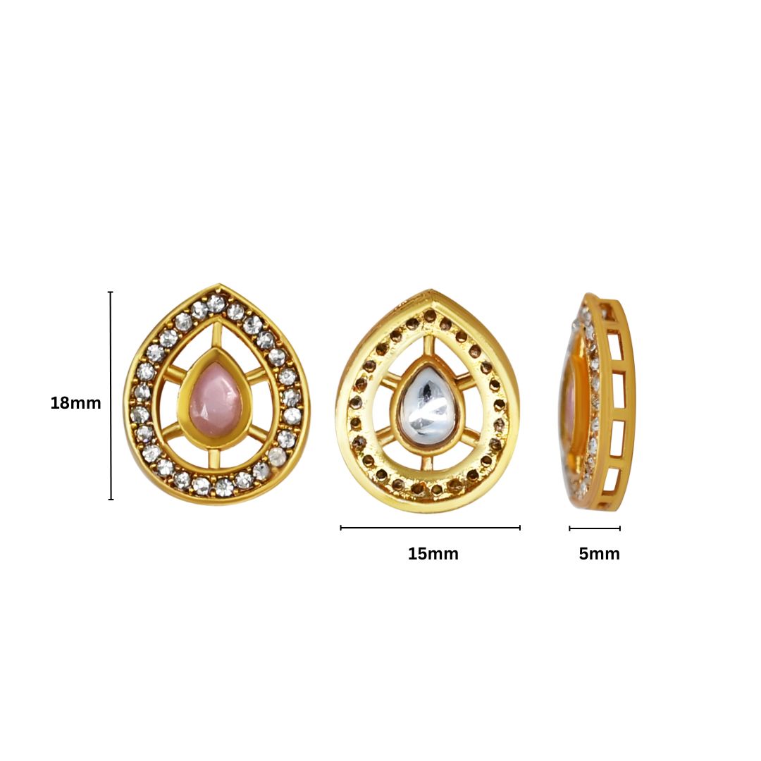 Meenakari Combo Pack | Size : 18mm | Qty : 10pcs (all color 2pcs) | C-633a