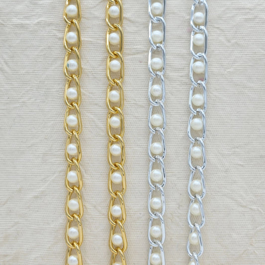 Aluminium Chain | Size : W-8mm H-16mm | Qty : 1mtr | JT-9-35-6