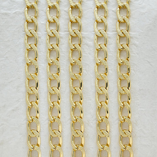 Aluminium Chain | Size : W-11mm H-17mm | Qty : 1mtr | JT-13-35-14