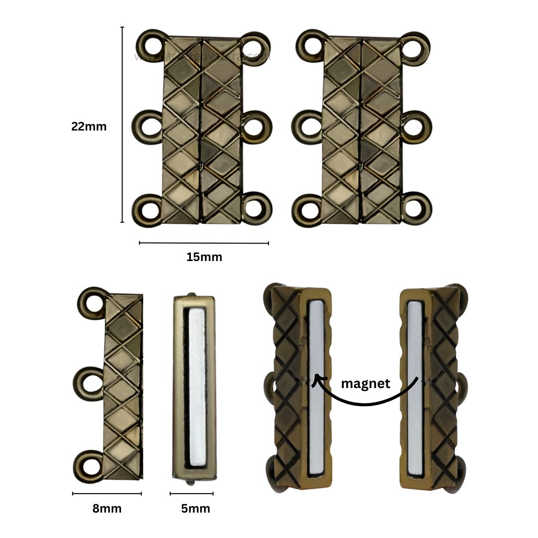 Magnetic Locks | Size : 22mm | Qty : 6pcs | ML02
