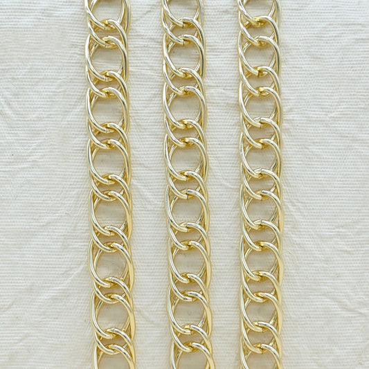 Aluminium Chain | Size : W-14mm H-20mm | Qty : 1mtr | JT-14-43-13