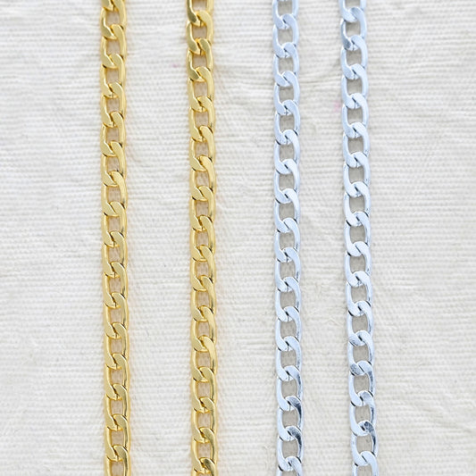 Aluminium Chain | Size : W-5mm H-8mm | Qty : 1mtr | JT-16-57-3