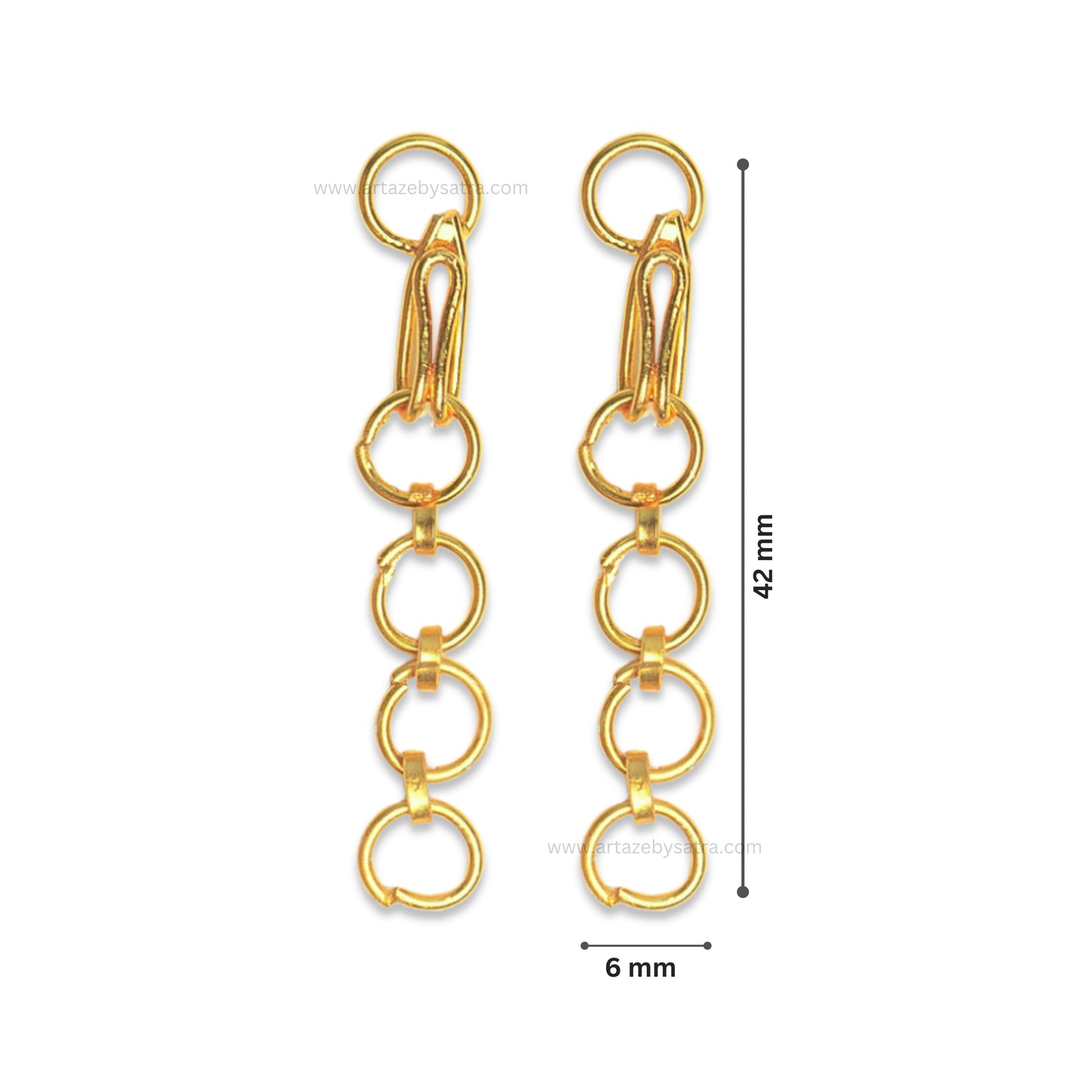Four Hook (High Quality) | Size : 42mm | Qty : 20pcs | BF118