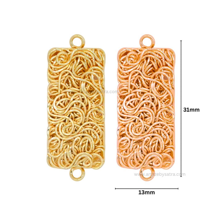 2 Naka Wire Jewellery Design | Size : 31mm | 10pcs | WR19