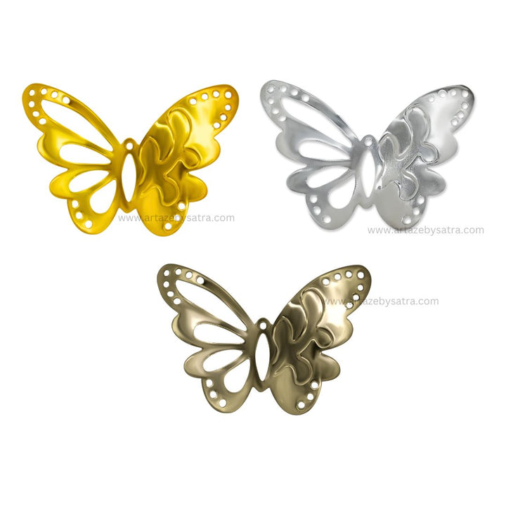 Butterfly Metal Art | Size : 38mm | 20pcs | F-7-5 | MA01