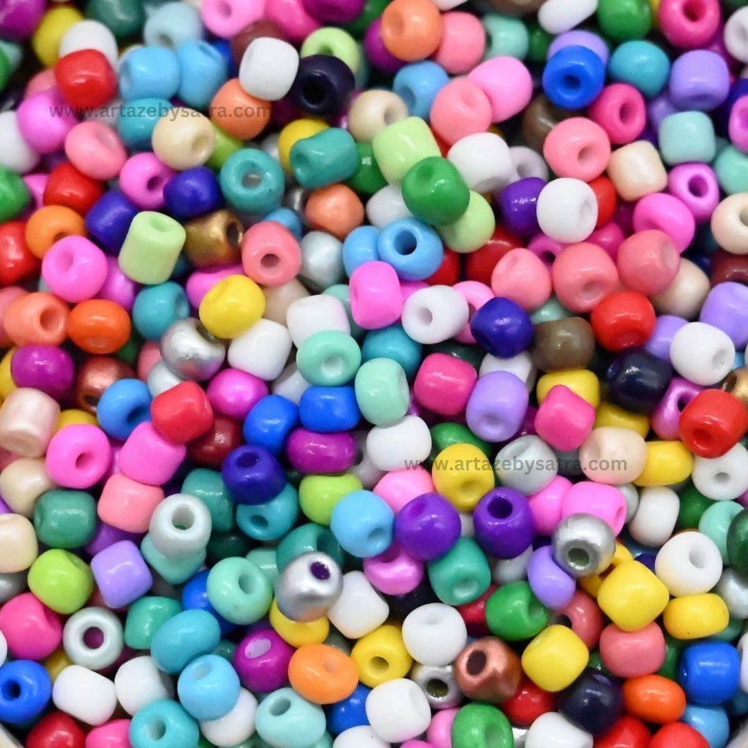 Multicolor Seed Beads SB08 100g