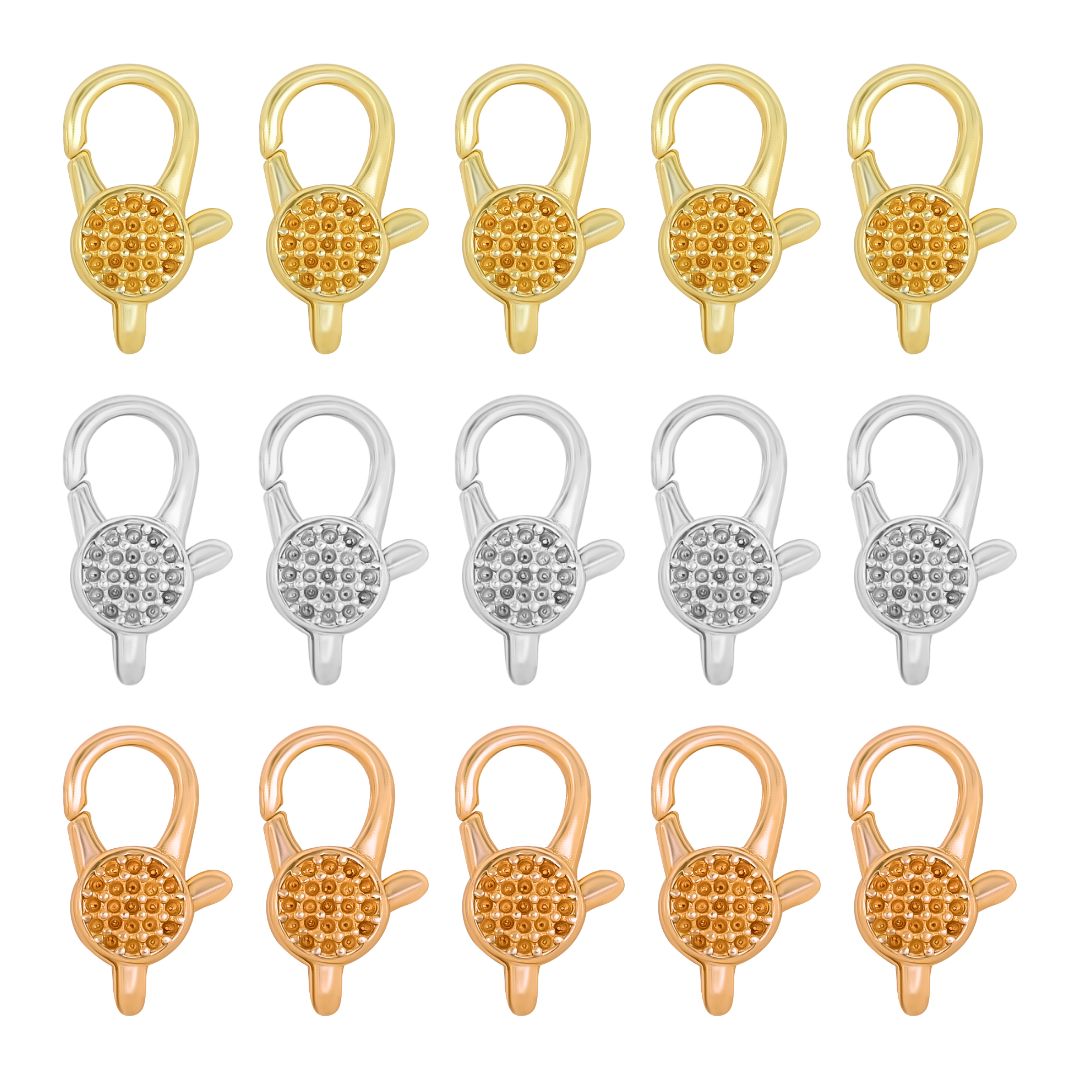 Brass Lobster With 18k Gold plated ( High Quality) | Size : 21mm | 2pcs | BF44