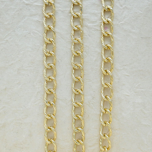 Aluminium Chain | Size : W-10mm H-15mm | Qty : 1mtr | JT-13-37-5
