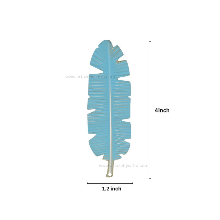 Leaf Coloured Metal Art | Size : 1.2inch | Qty : 10pcs | MA476