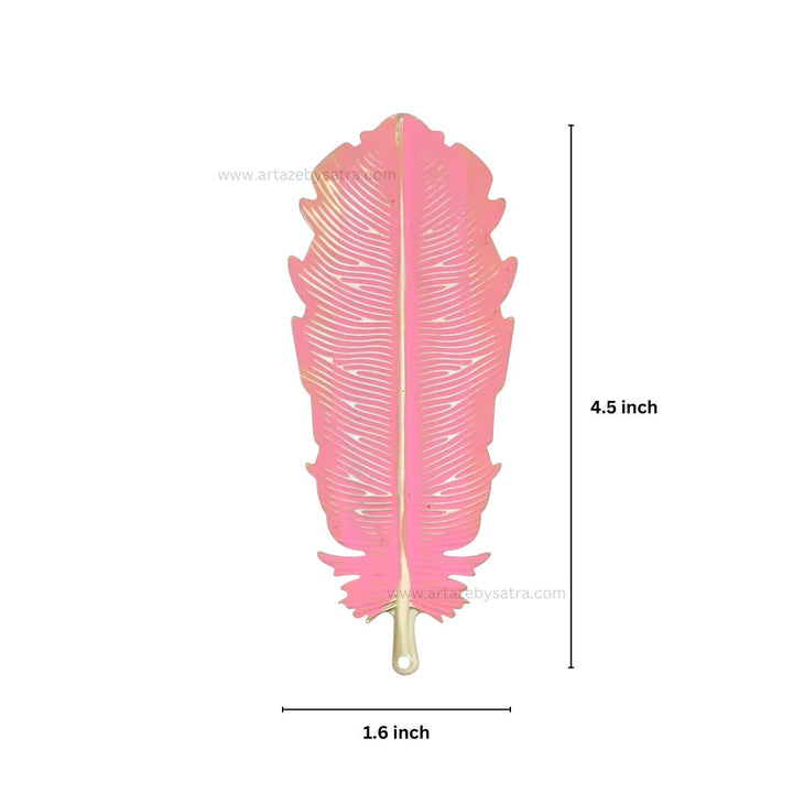 Leaf Coloured Metal Art | Size : 4.5inch | Qty : 10pcs | MA475