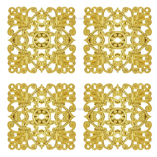 Square Metal Art Base | Size : 47mm | Qty : 100g | F-13-20 | MA25