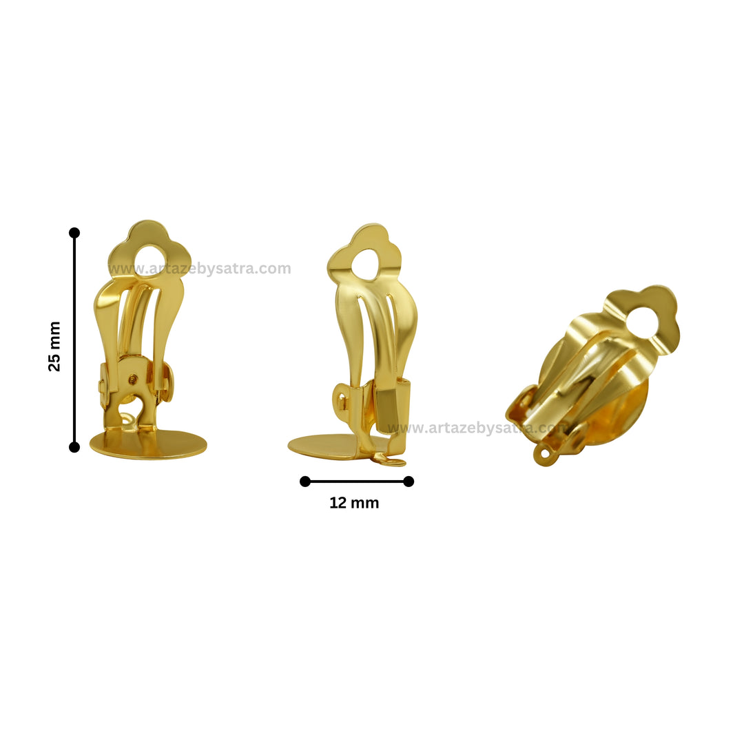 Clip On | Size : 12mm | 50pcs | EF26