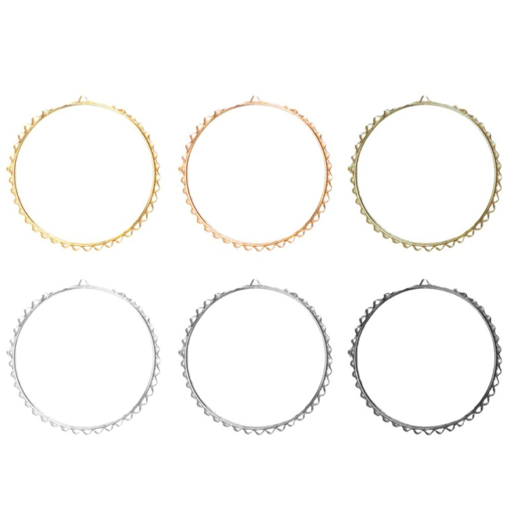 Earring Base 35 Naka Bali | Size : 70mm | 10pcs | EF53