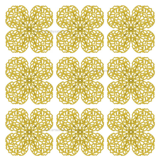 Square Metal Art Base | Size : 43mm | Qty : 100g | MA28