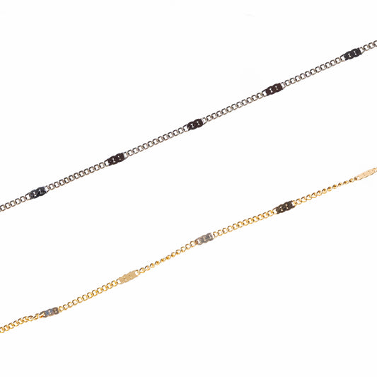 Iron Chain (Indian Plating) | Size:2mm | 100grm | IP02