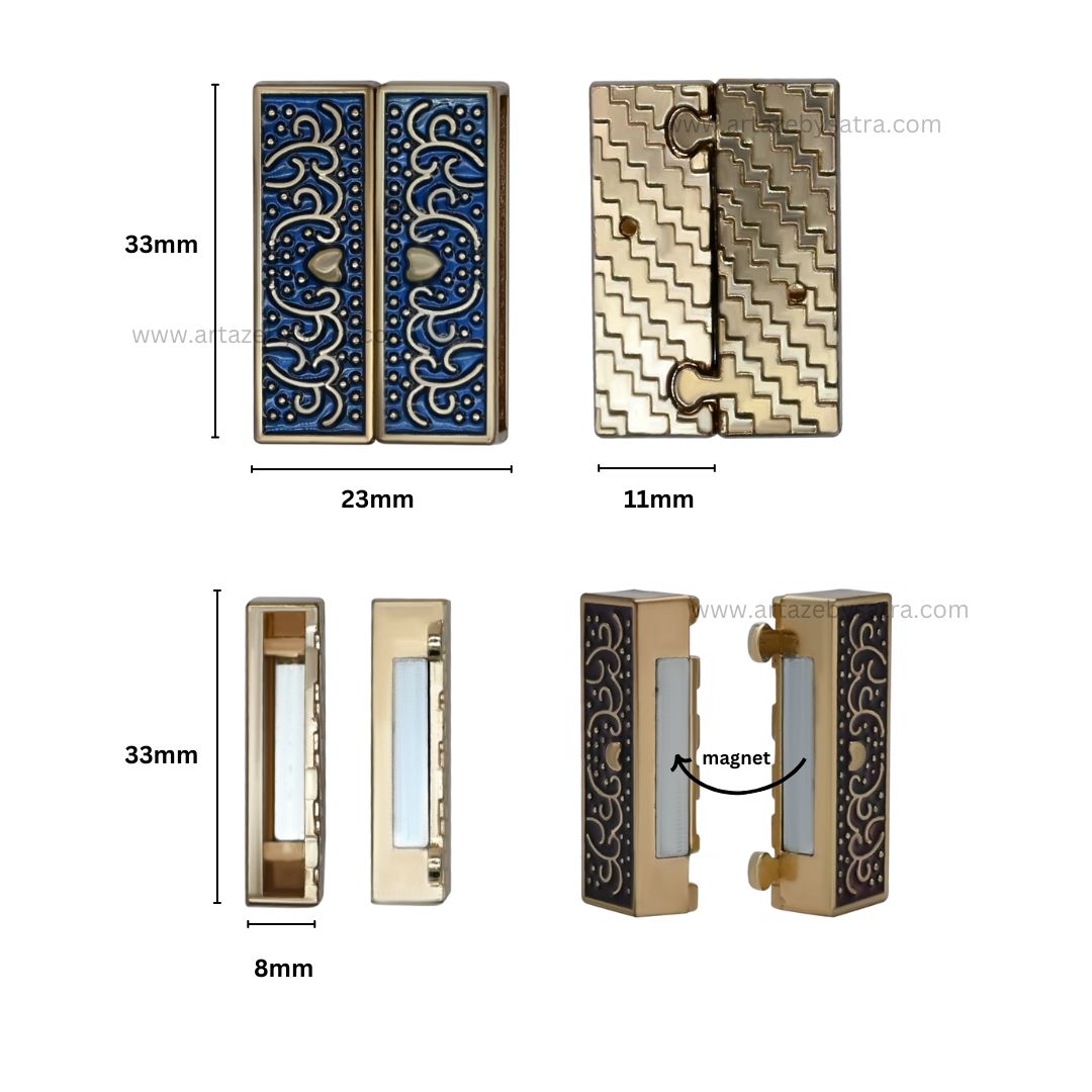 Magnetic Locks | Size : 33mm | Qty : 2pcs | ML06