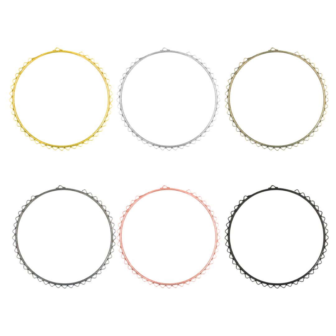 Earring Base 40 Naka Bali | Size : 76mm | 10pcs | EF49