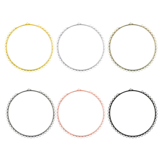 Earring Base 40 Naka Bali | Size : 76mm | 10pcs | EF49