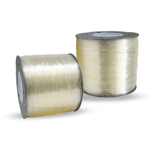 Transparent Elastic Crystal Thread | Qty : 1000 mtr roll | WT28