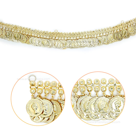 Decorative Coin Toran | Qty : 1pc | Size : 1mtr | DP29