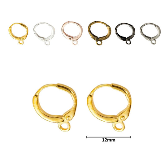 Round Earring Bali | Size : 12mm | Qty : 100pcs | EF13