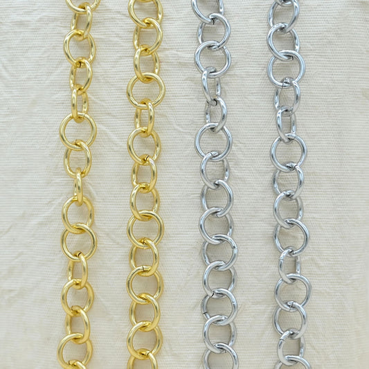 Aluminium Chain | Size : W-15mm H-15mm | Qty : 1mtr | JT-19-35-9