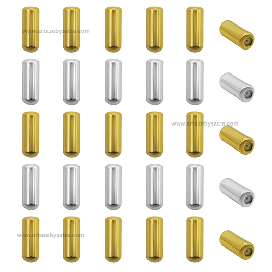 Bullet Lock Stoppers End Cap With Silicone Plug | Size : 10mm | Qty : 100pcs | BP06