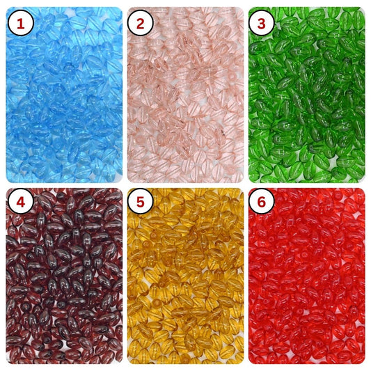 Translucent Oval Beads | Size : 9mm | GB15