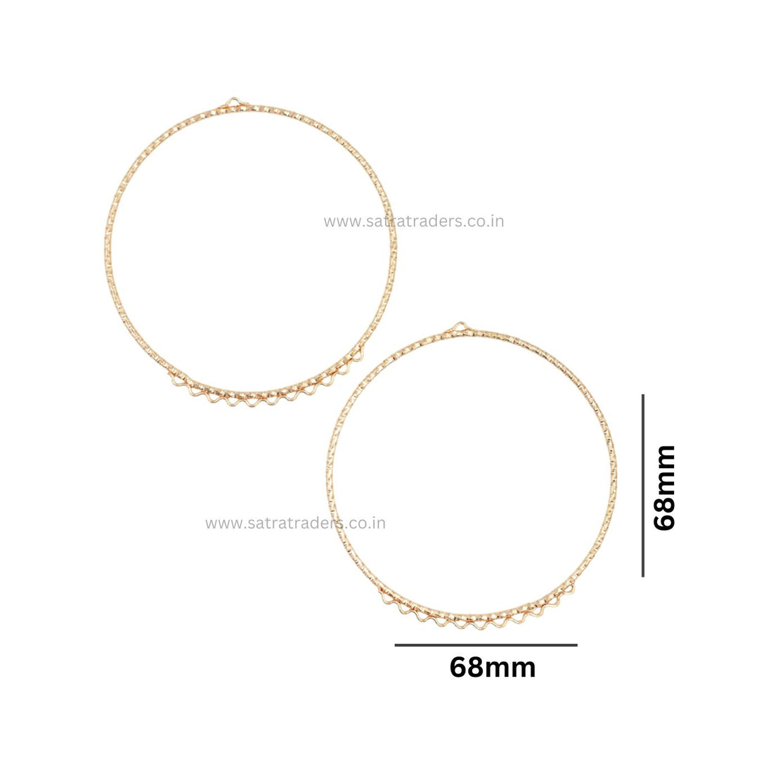 Earring Hoop 11 Naka Bengal Bali | Size : 69mm | 10pcs | EF46