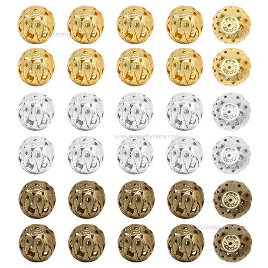Designer Metal Balls | Size : 18mm | Qty : 500g | MA398