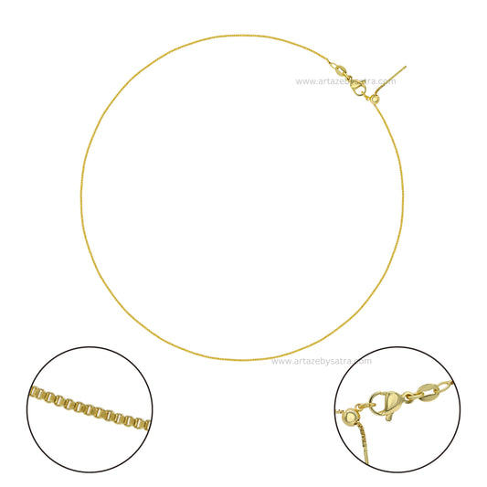 Ready Brass Chain (18K Polished) | Qty : 1pc | RC21