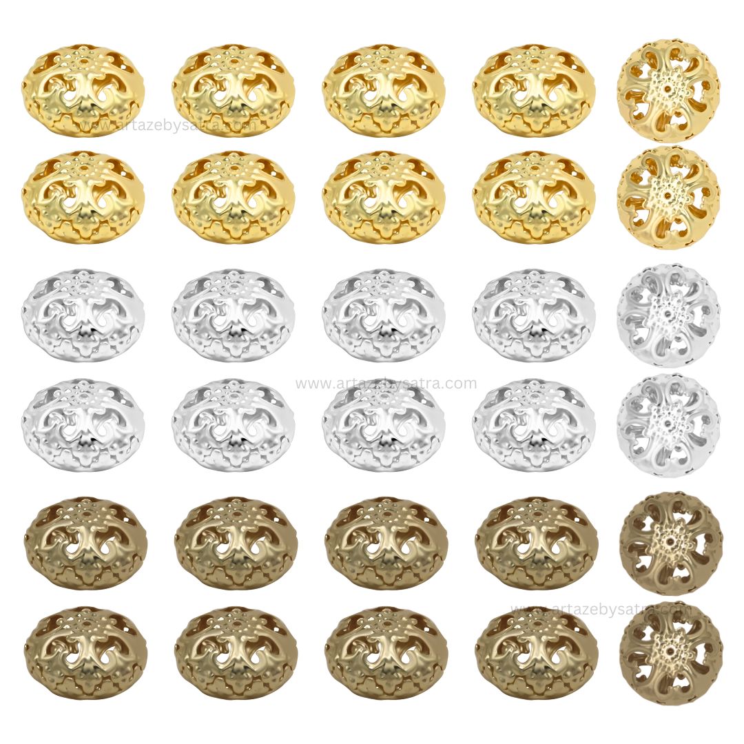 Designer Metal Balls | Size : 23mm | Qty : 500g | MA397