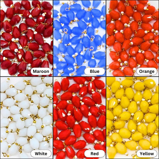 Lariya Drop Shape Beads | Size : 13mm | 50pcs