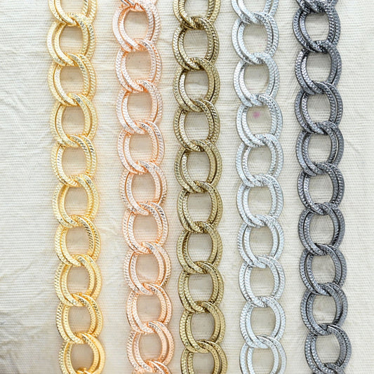 Iron Chain | Size : H-16mm W-20mm | Qty : 1mtr | IC14