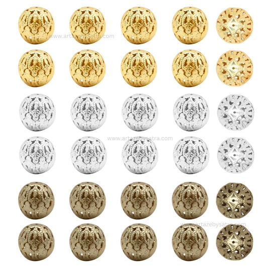 Designer Metal Balls | Size : 20mm | Qty : 500g | MA396
