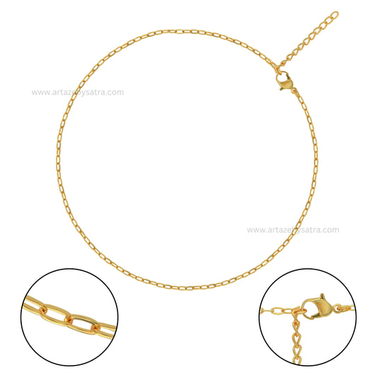 Iron Chains (Indian Polish) | Size : 20inch | Qty : 5pcs | RC04