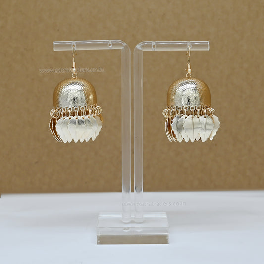 Leaf Tassel Jhumkas | Qty : 2pcs-1pair | EF85