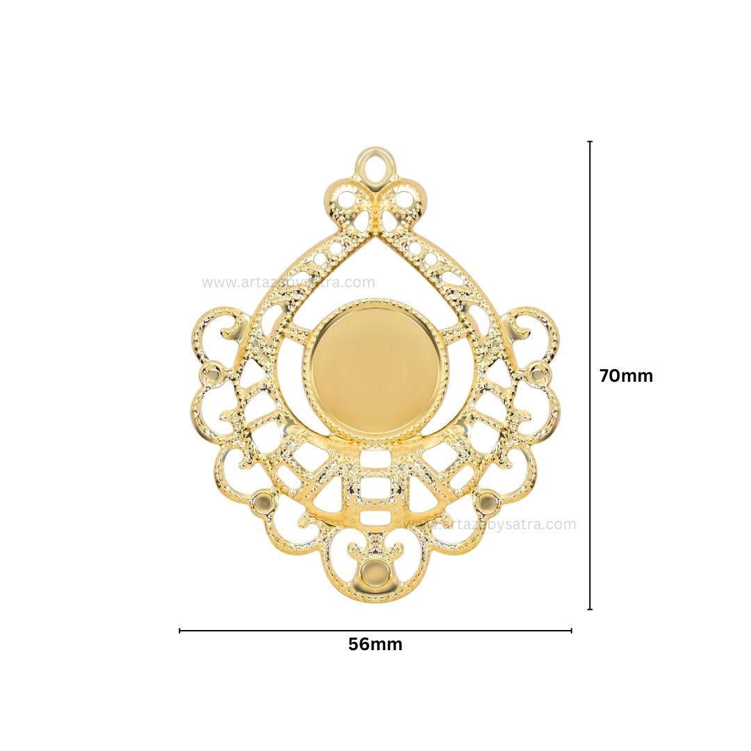 Metal Art Base | Size : 70mm | Qty : 100g | MA49
