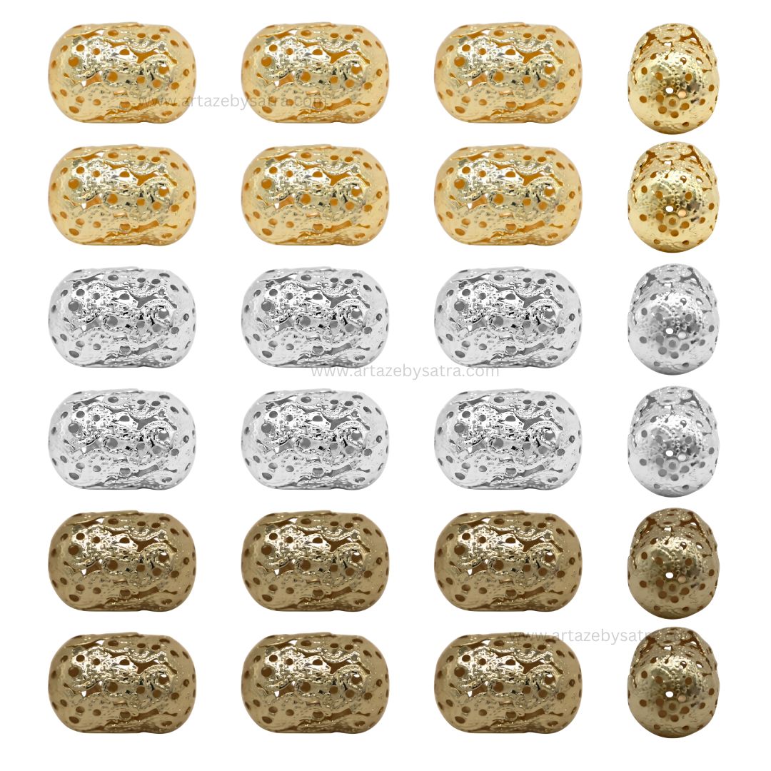 Designer Metal Balls | Size : 29mm | Qty : 500g | MA392