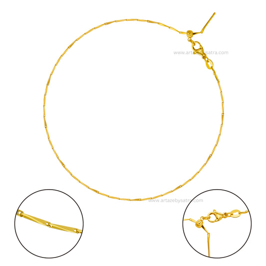 Ready Brass Chain (18K Polished) | Qty : 1pc | RC22