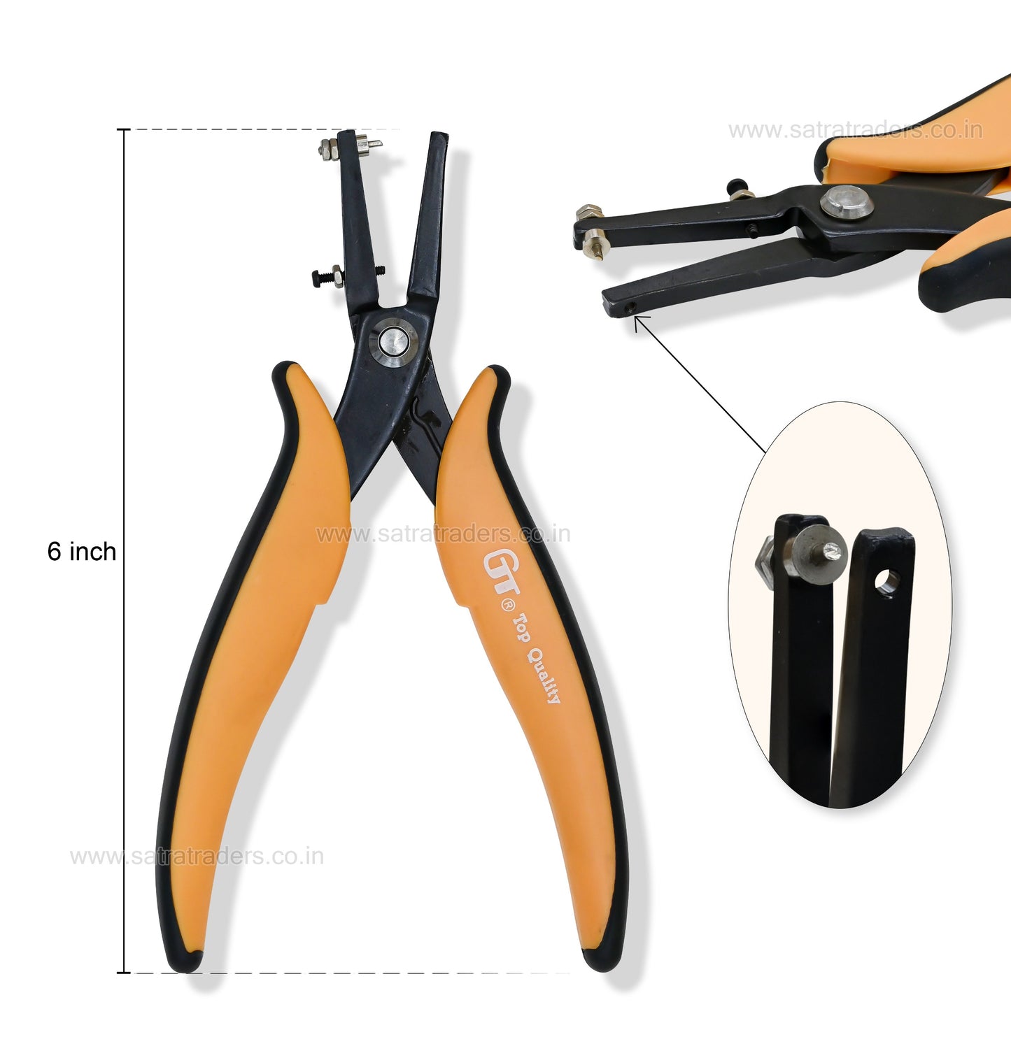 Hole Punch Pliers with Grip | Qty : 1 | Size : 6inch