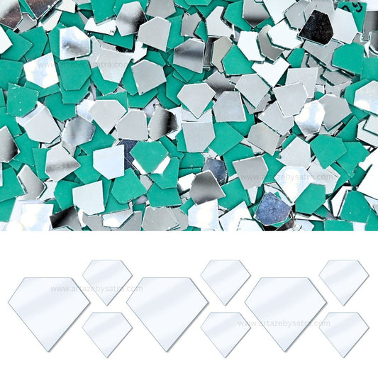 Diamond Shape Mirror | Qty : 200grms | M17