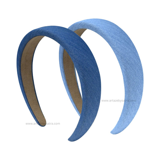 Denim Padded Headband | Size : 5.5inch | Qty : 2pcs | HB02