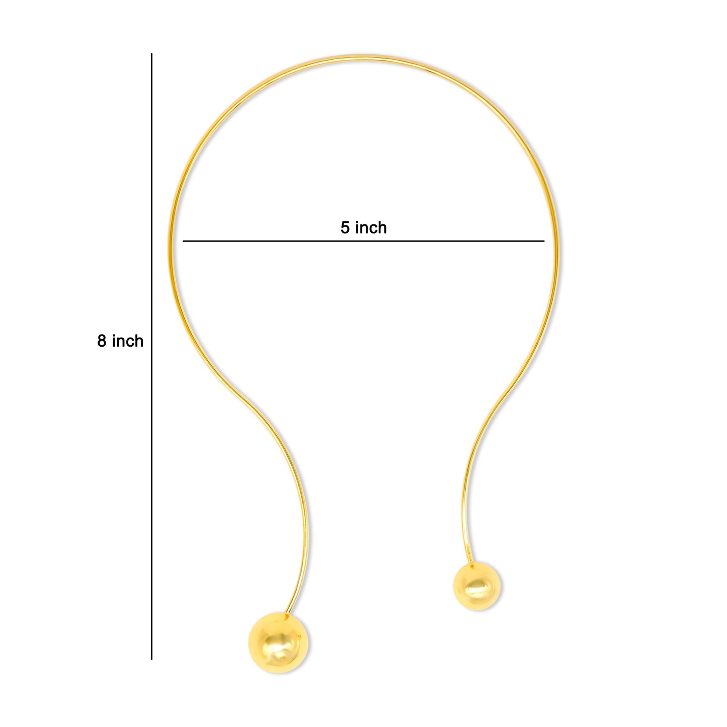 Brass Designer Choker | 18k Gold Plated (High Quality) | Qty : 1pc | DC67