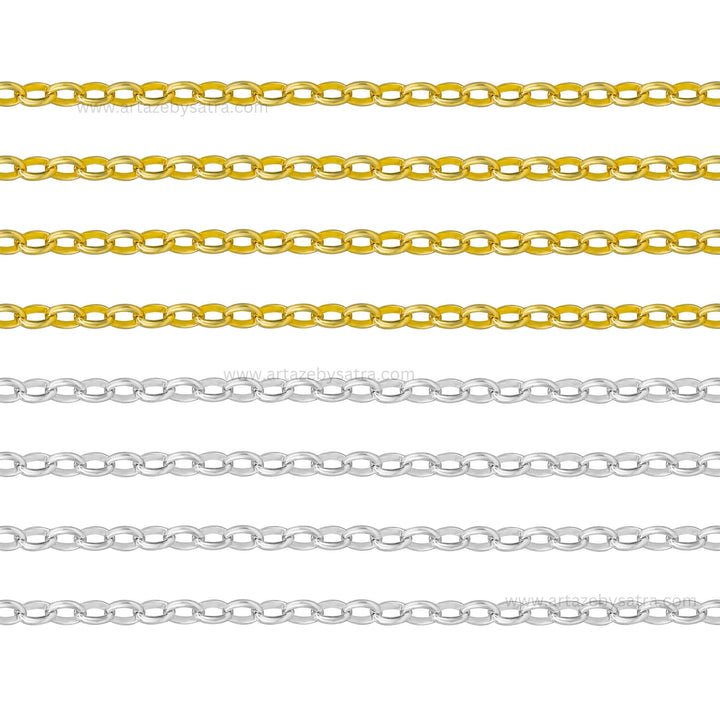 Brass High Quality Ready Chain | Size : 6inch | Qty : 1pc | RC26