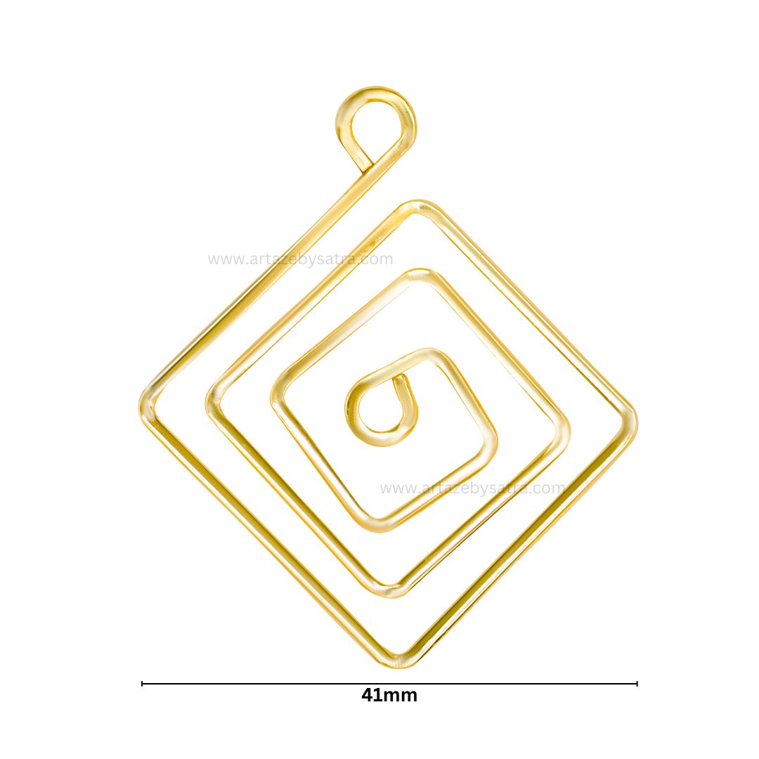 Wire Jewelry Design | Size : 42mm | Qty : 10pcs | WR54
