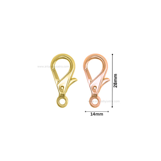 Swivel Lobster Claw Clasp | Size : 28mm | Qty : 10pcs | BF36