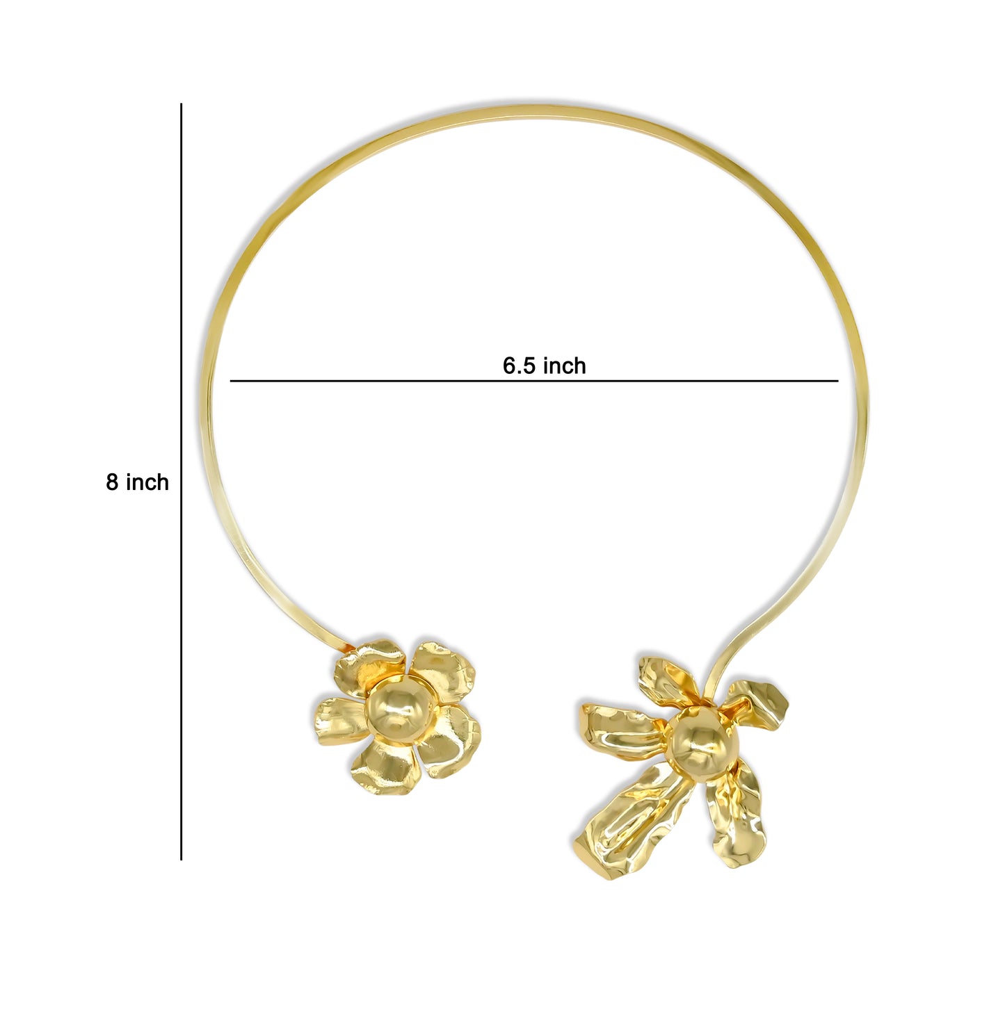 Brass Designer Choker | 18k Gold Plated (High Quality) | Qty : 1pc | DC73