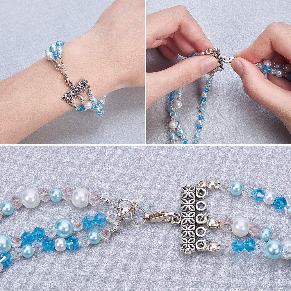 Multi-Strand Connector Charms for Jewelry Making | Qty : 100g | BF55