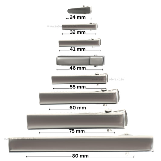 Nickle Color Hair Clips | HA03